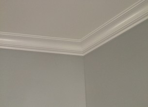 Finish carpentry crown molding