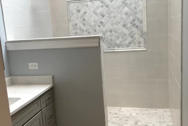 Elmhurst Tub to Shower Conversion 9