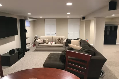 Basement remodel glen ellyn 8