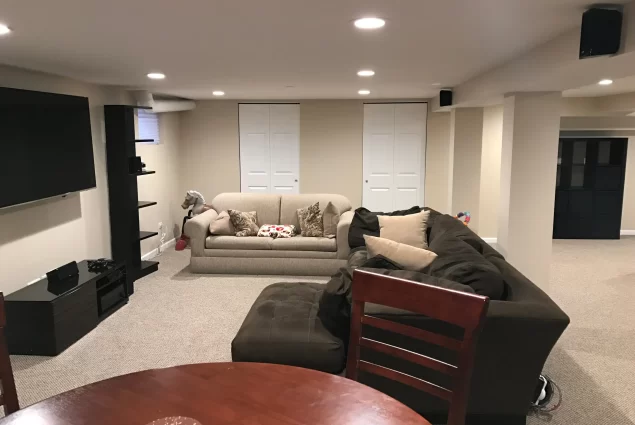 Basement remodel glen ellyn 8
